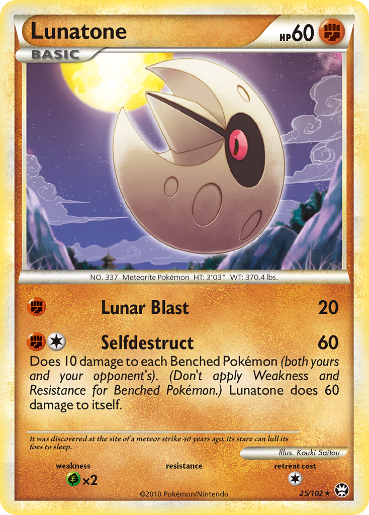 Triumphant Lunatone #25/102
