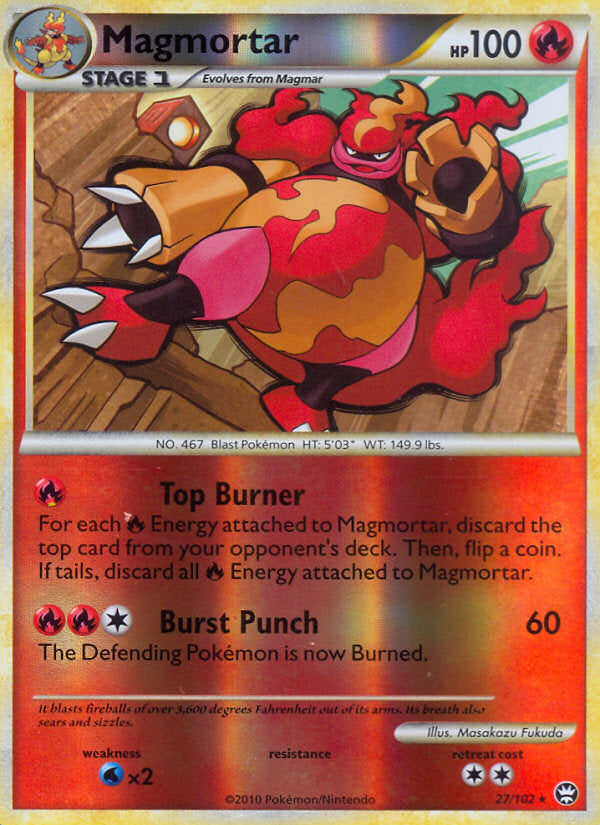 Triumphant Magmortar #27/102 reverse holo