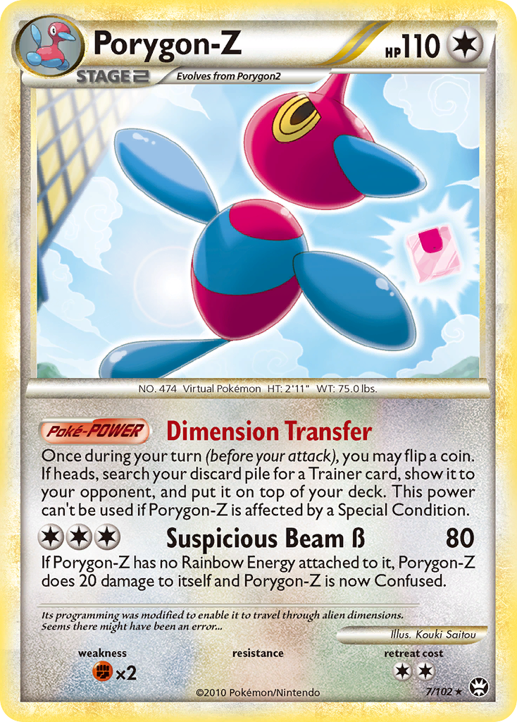 Triumphant Non - Holo Porygon-Z #7/102