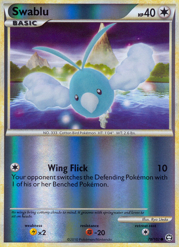 Triumphant Swablu #78/102 reverse holo