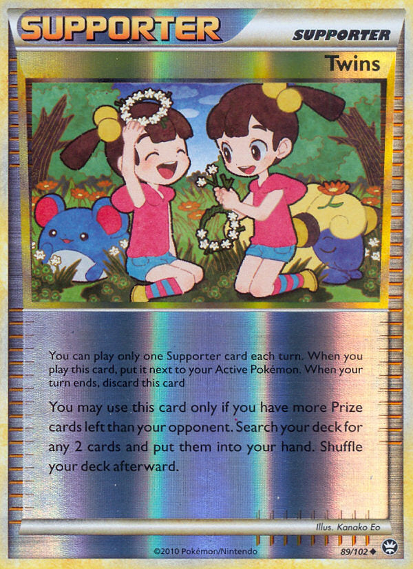 Triumphant Twins #89/102 reverse holo
