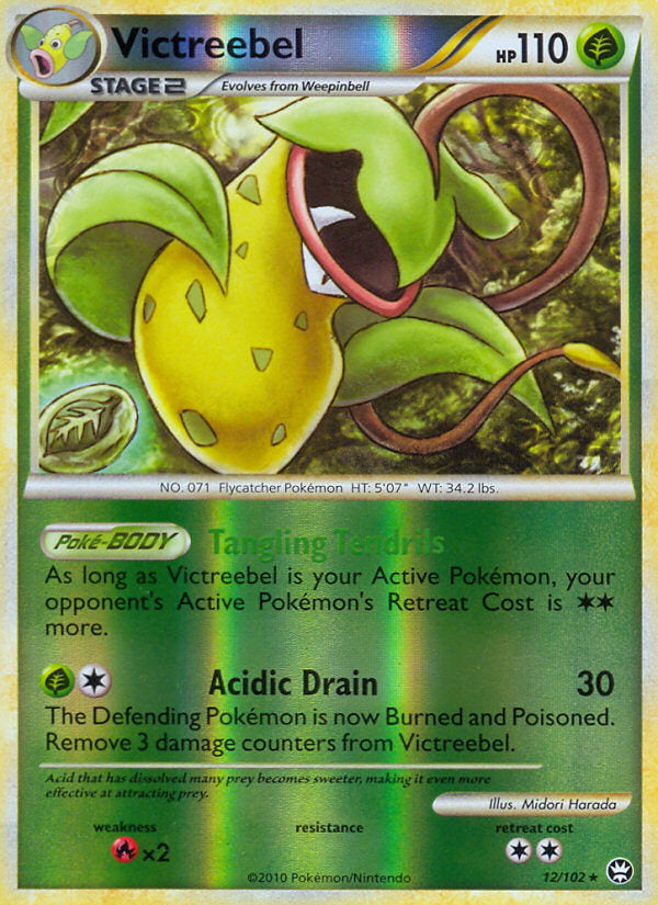 Triumphant Victreebel #12/102 reverse holo