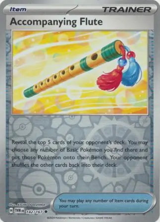 Twilight Masquerade Accompanying Flute #142/167 reverse holo