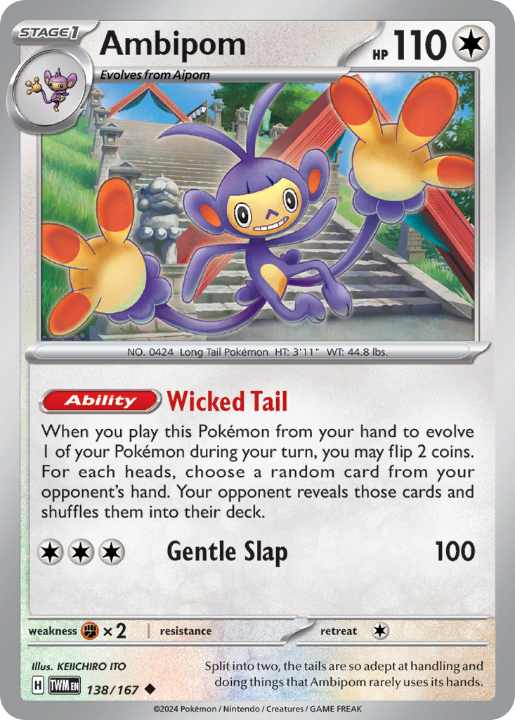 Twilight Masquerade Ambipom #138/167