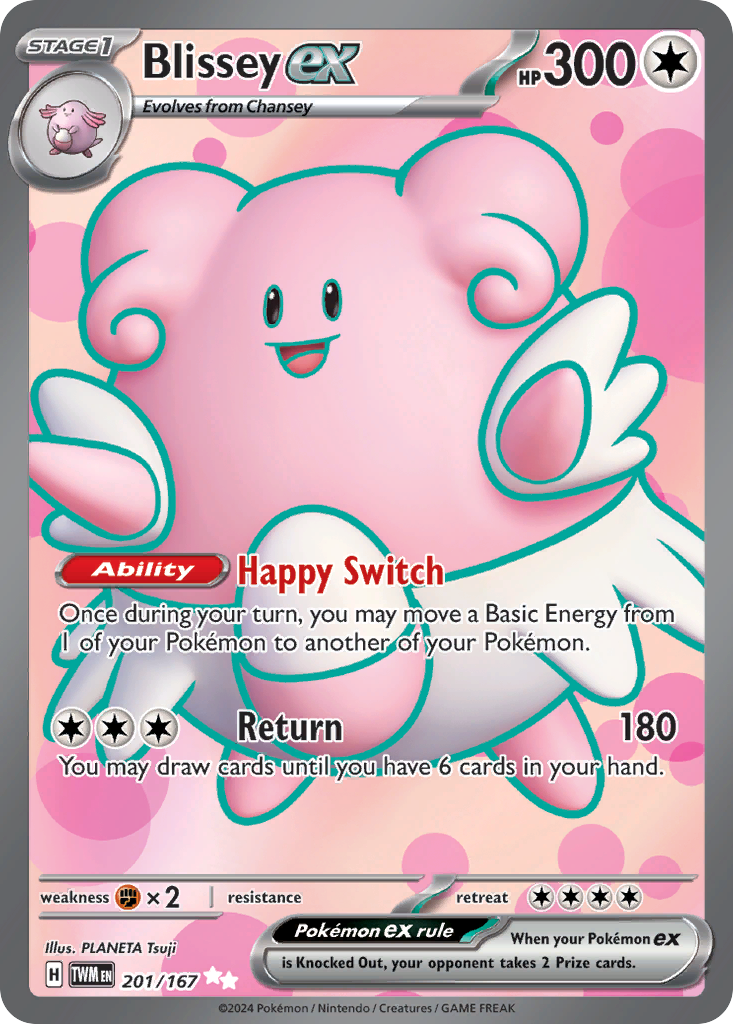 Twilight Masquerade Blissey ex #201/167