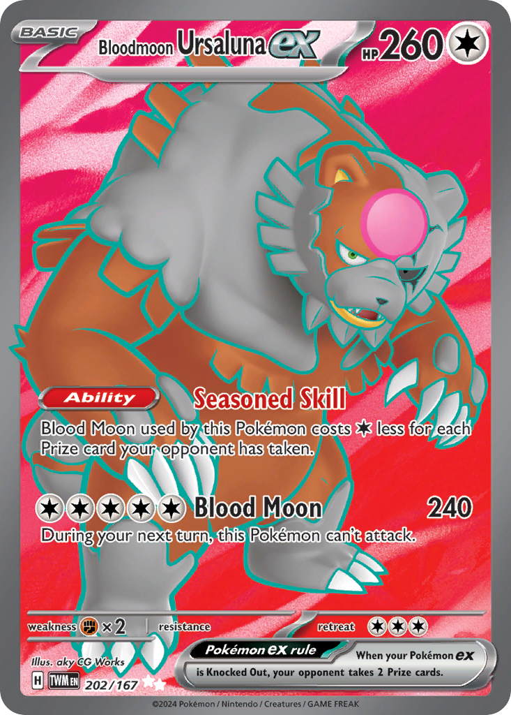 Twilight Masquerade Bloodmoon Ursaluna ex #202/167