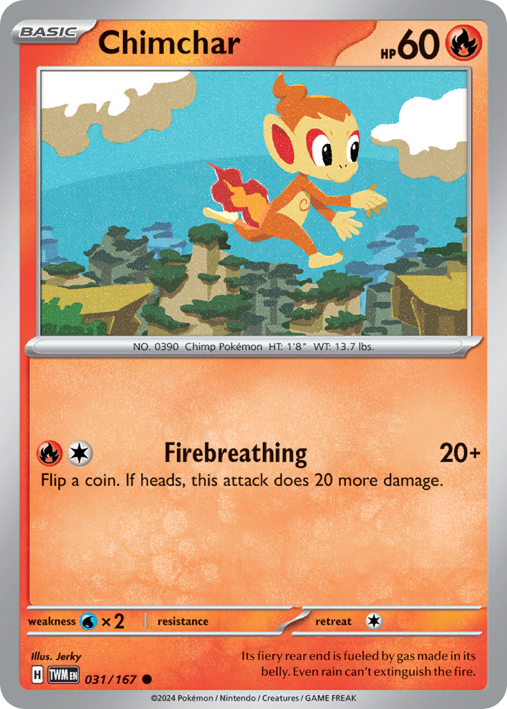 Twilight Masquerade Chimchar #31/167