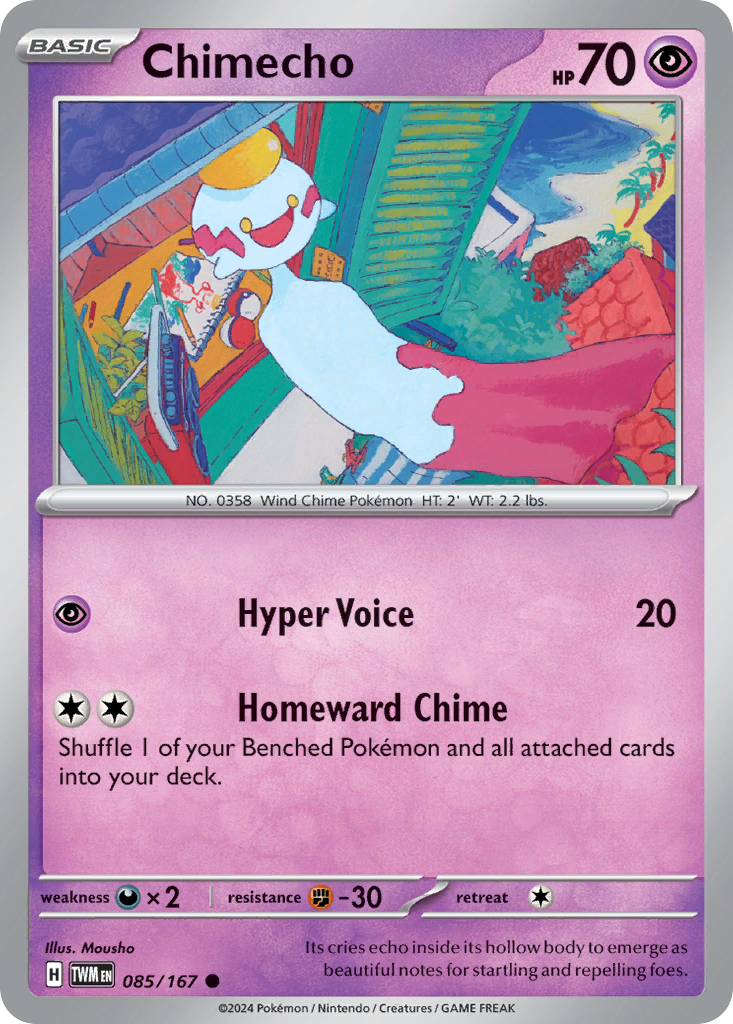 Twilight Masquerade Chimecho #85/167