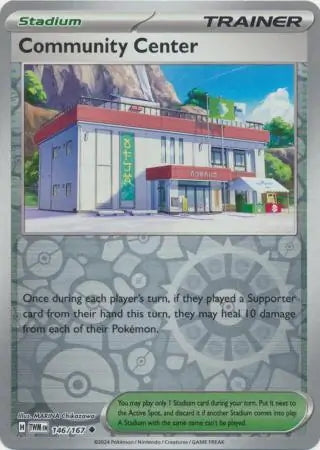 Twilight Masquerade Community Center #146/167 reverse holo