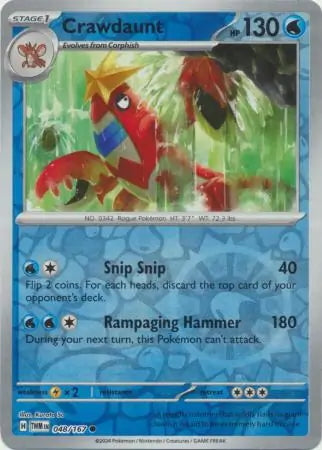 Twilight Masquerade Crawdaunt #48/167 reverse holo