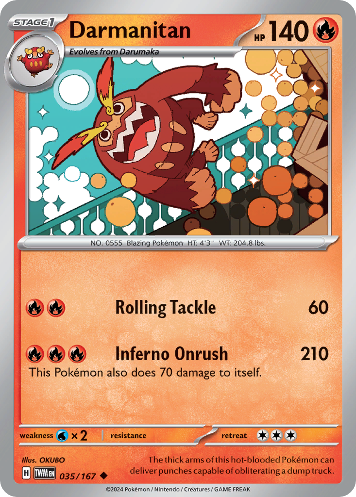 Twilight Masquerade Darmanitan #35/167