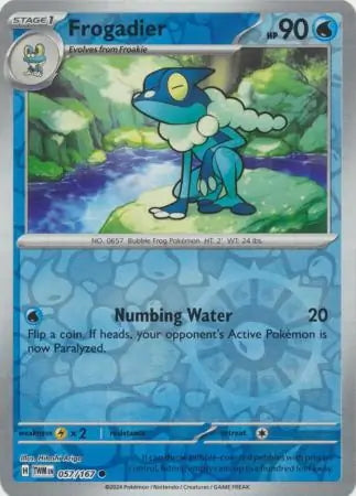 Twilight Masquerade Frogadier #57/167 reverse holo