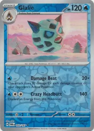 Twilight Masquerade Glalie #52/167 reverse holo