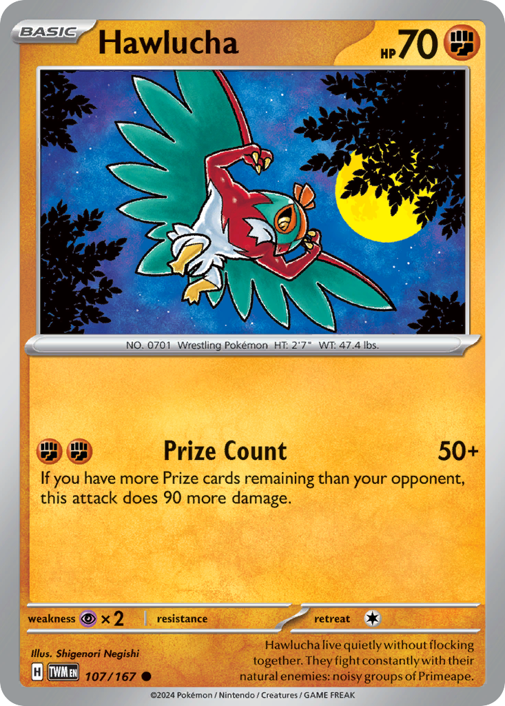 Twilight Masquerade Hawlucha #107/167