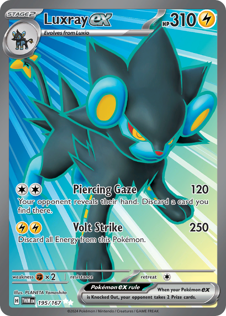Twilight Masquerade Luxray ex #195/167