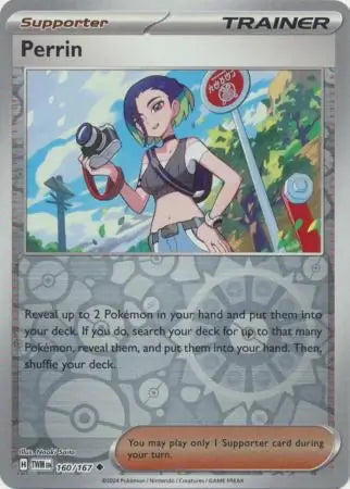 Twilight Masquerade Perrin #160/167 reverse holo
