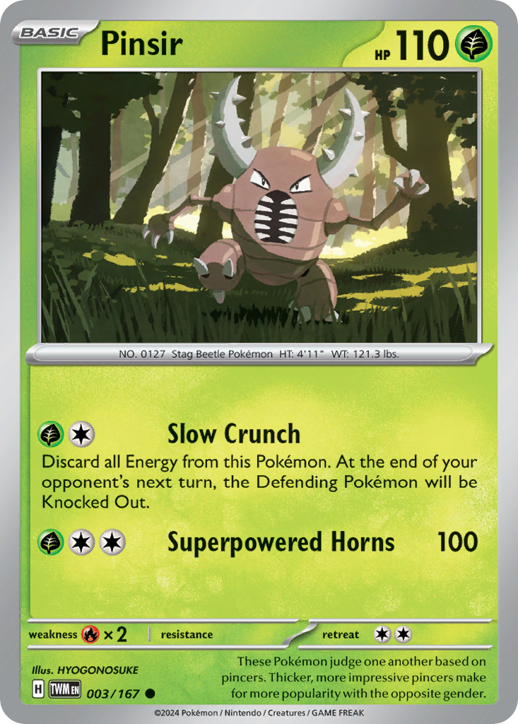 Twilight Masquerade Pinsir #3/167