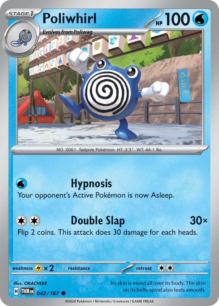 Twilight Masquerade Poliwhirl #42/167