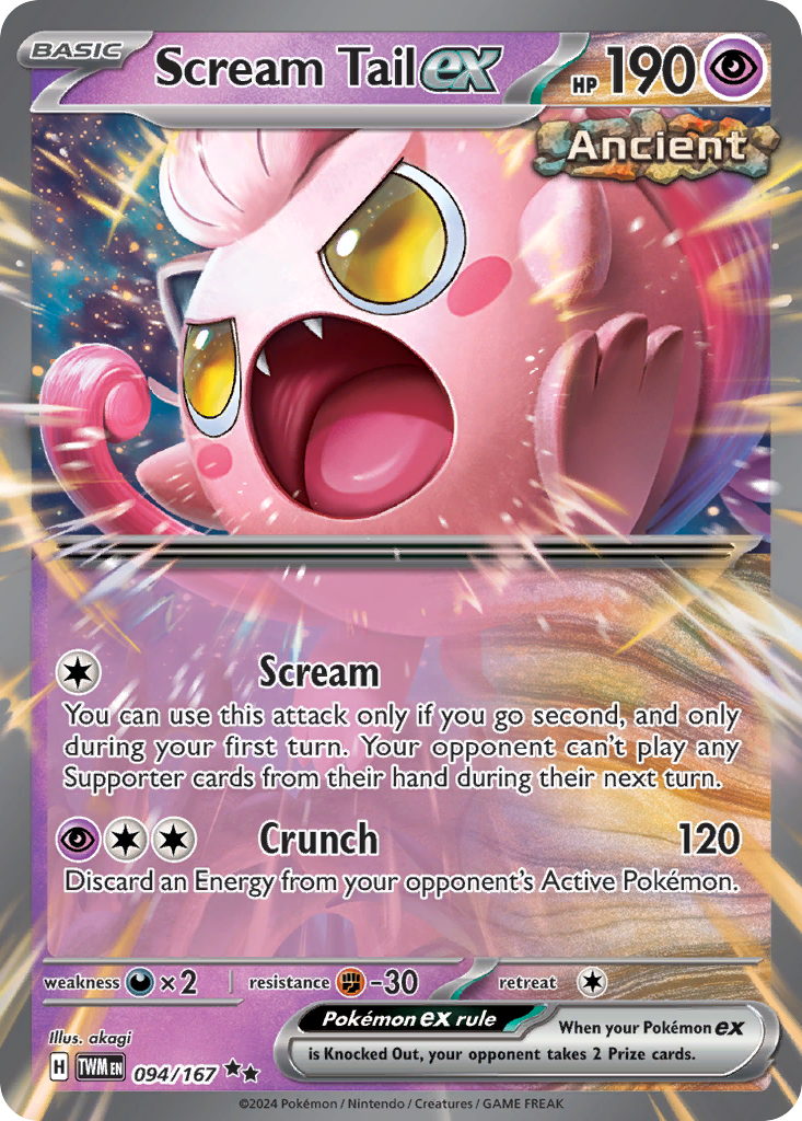 Twilight Masquerade Scream Tail ex #94/167