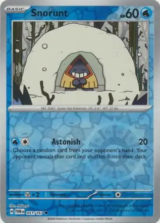 Twilight Masquerade Snorunt #51/167 reverse holo