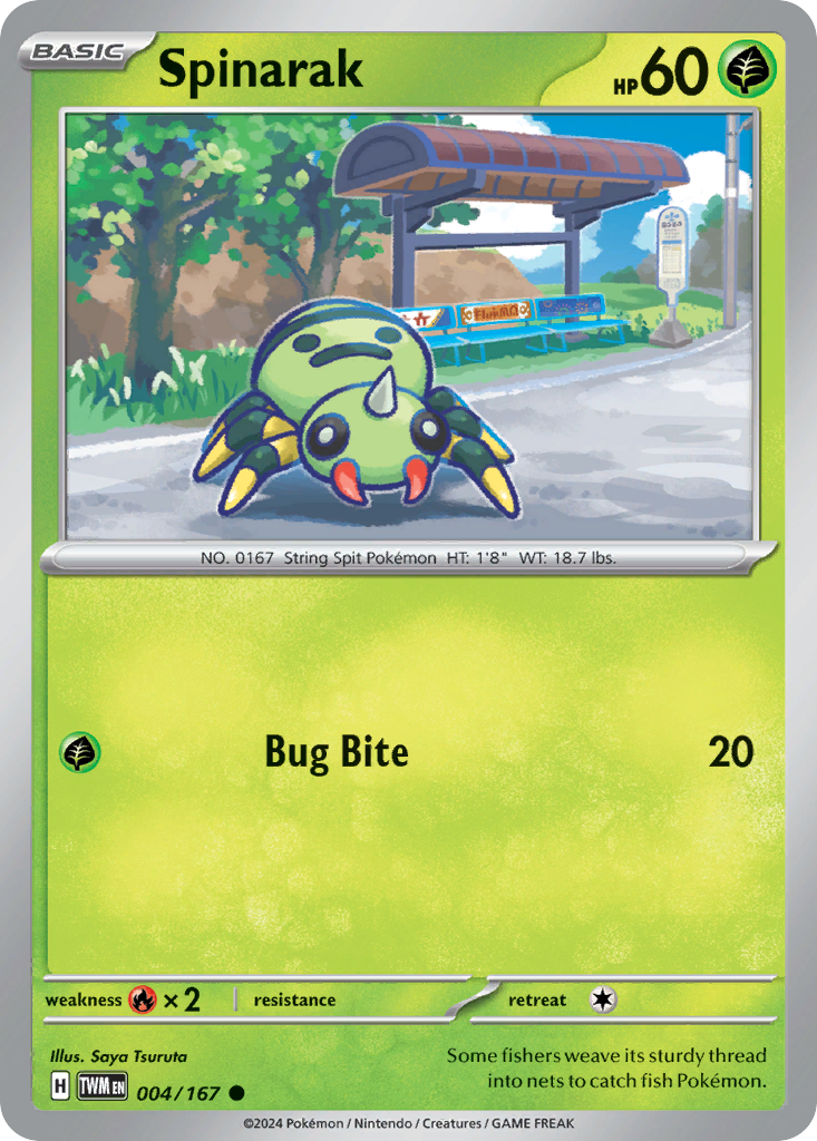 Twilight Masquerade Spinarak #4/167