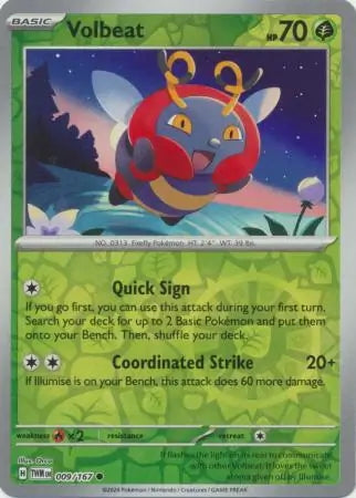 Twilight Masquerade Volbeat #9/167 reverse holo