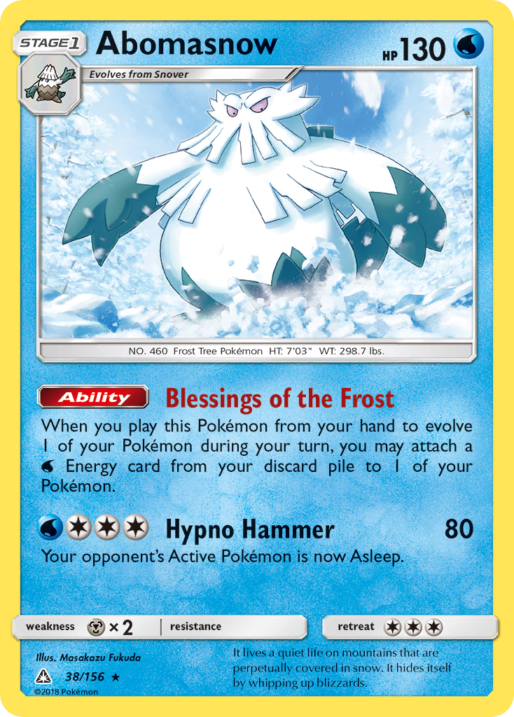 Ultra Prism Abomasnow #38/156