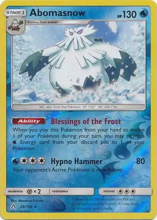 Ultra Prism Abomasnow #38/156 reverse holo