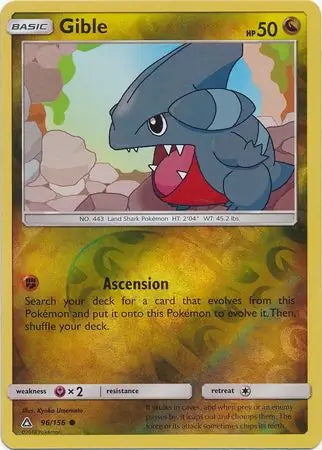 Ultra Prism Gible #96/156 reverse holo