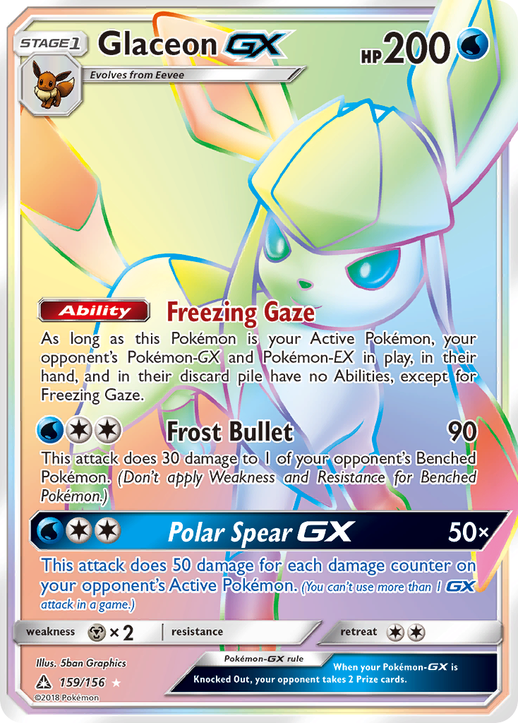 Ultra Prism Glaceon GX #159/156
