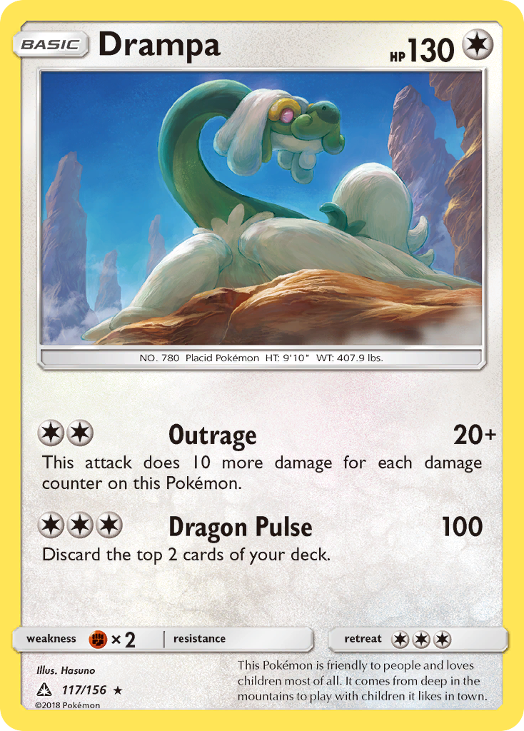 Ultra Prism Holo Drampa #117/156