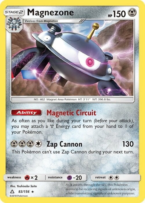 Ultra Prism Holo Magnezone #83/156