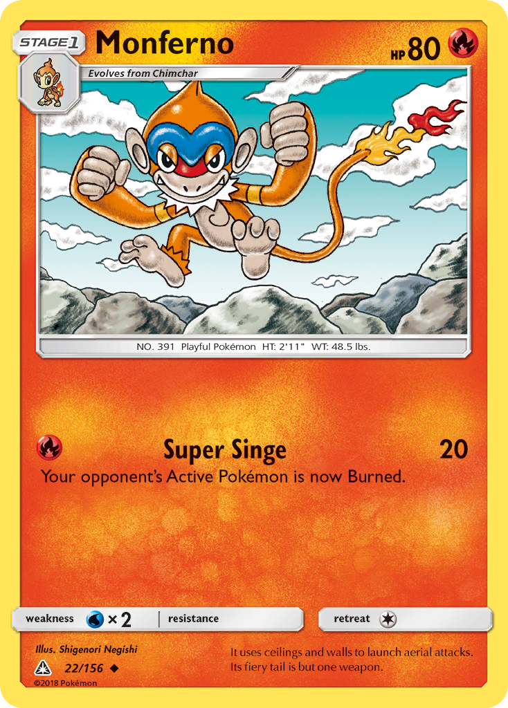 Ultra Prism Monferno #22/156