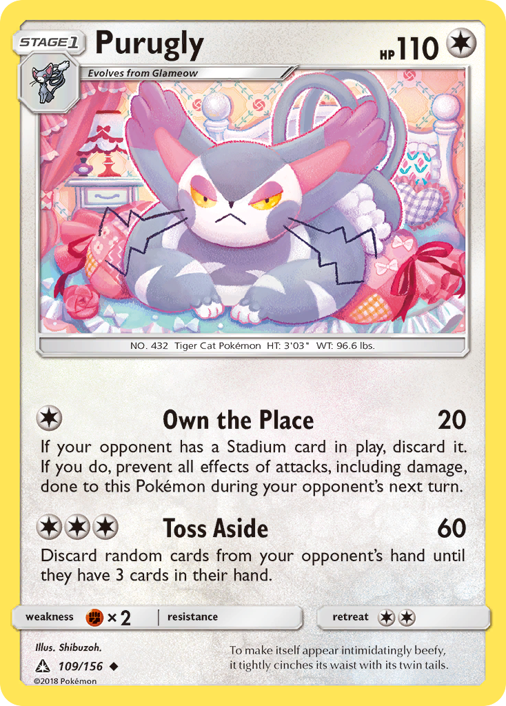 Ultra Prism Purugly #109/156