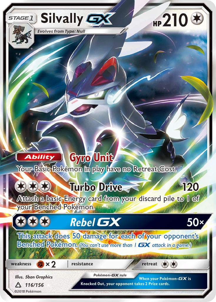 Ultra Prism Silvally GX #116/156