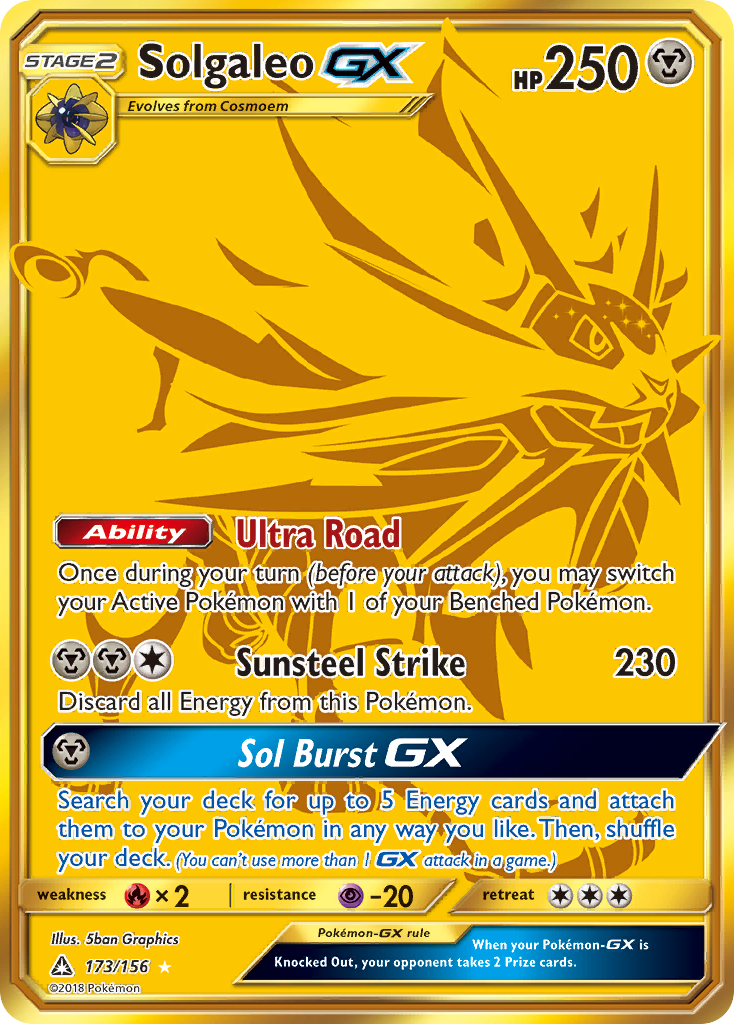 Solgaleo GX Full Art