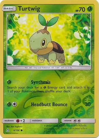 Ultra Prism Turtwig #6/156 reverse holo