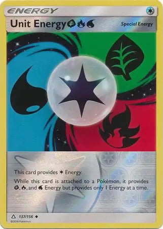 Ultra Prism Unit Energy GFW #137/156 reverse holo