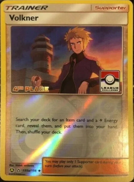 Ultra Prism Volkner #135 Fourth Place League Promo