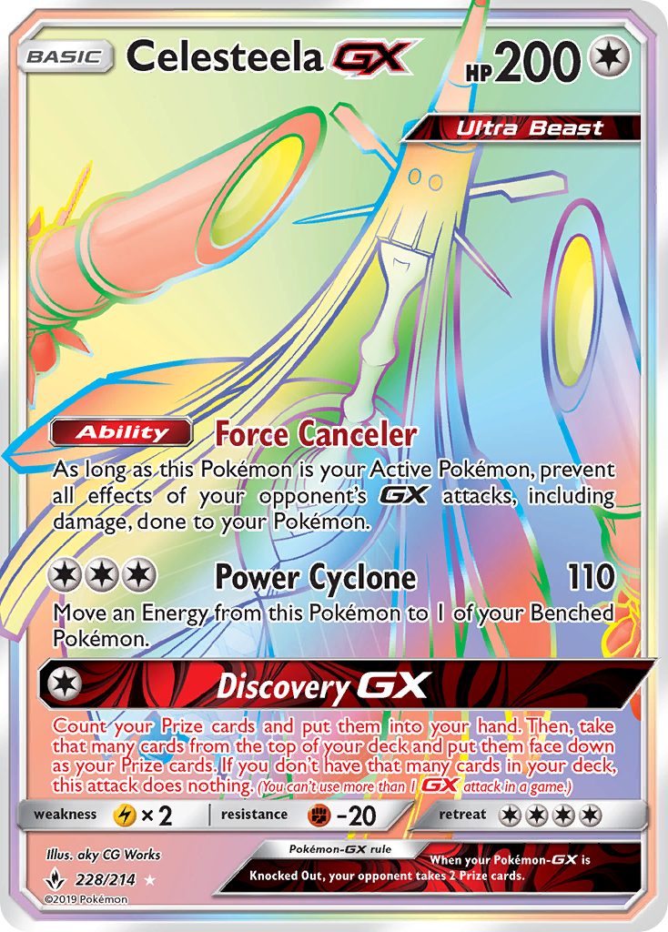 Unbroken Bonds Celesteela GX #228/214