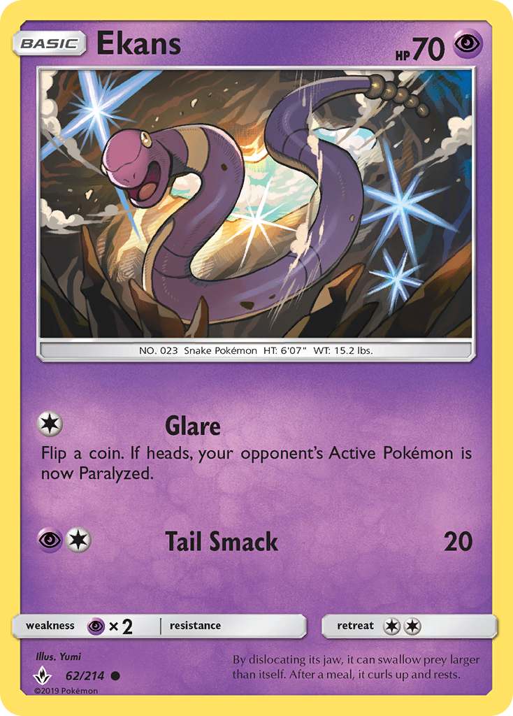 Unbroken Bonds Ekans #62/214