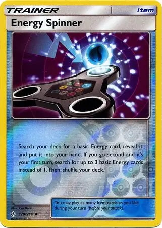 Unbroken Bonds Energy Spinner #170/214 reverse holo