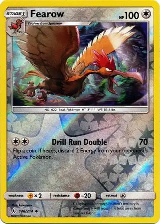 Unbroken Bonds Fearow #146/214 reverse holo