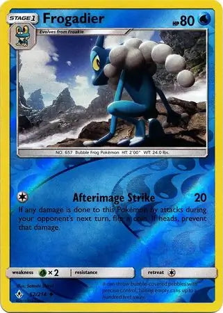 Unbroken Bonds Frogadier #52/214 reverse holo
