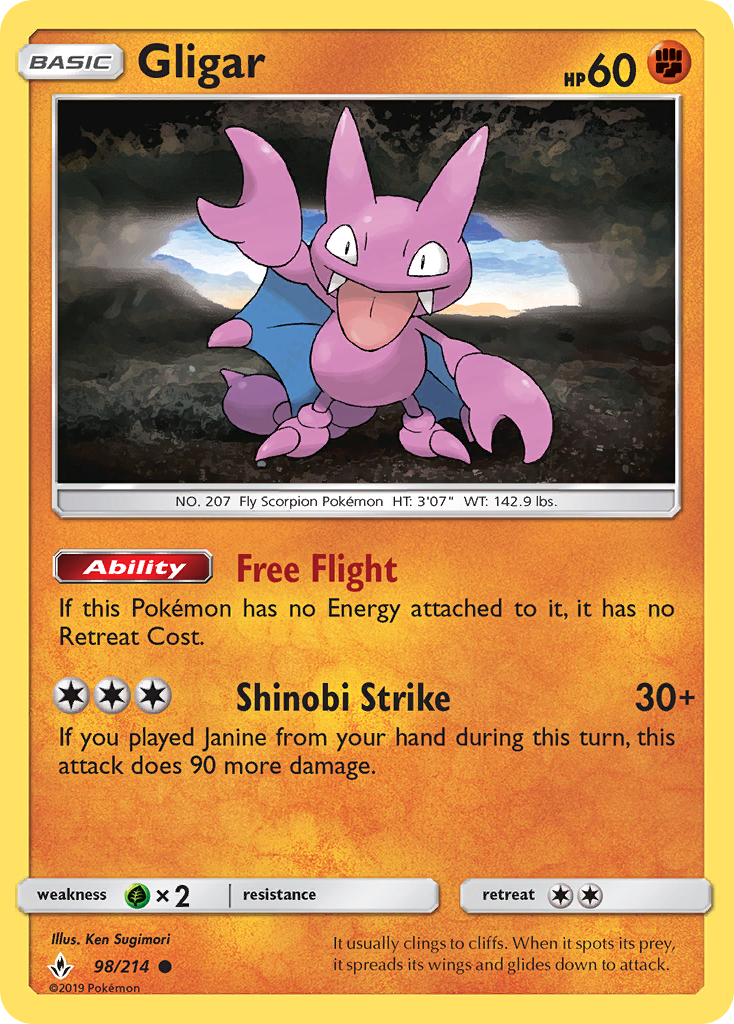 Unbroken Bonds Gligar #98/214
