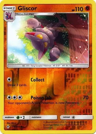Unbroken Bonds Gliscor #99/214 reverse holo