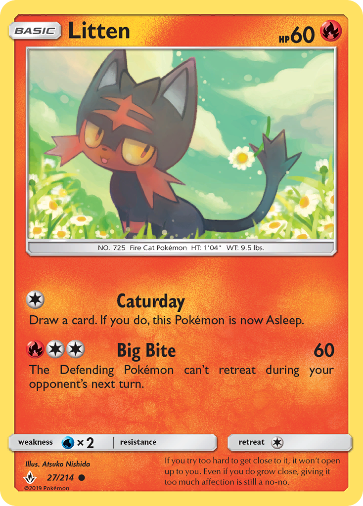 Unbroken Bonds Litten #27/214