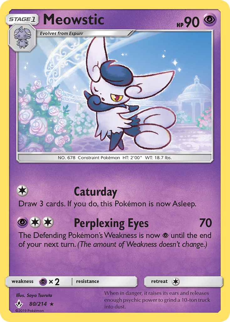 Unbroken Bonds Meowstic #80/214