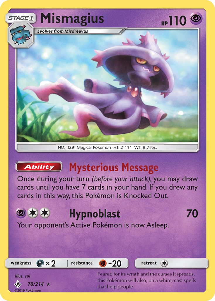 Unbroken Bonds Mismagius #78/214