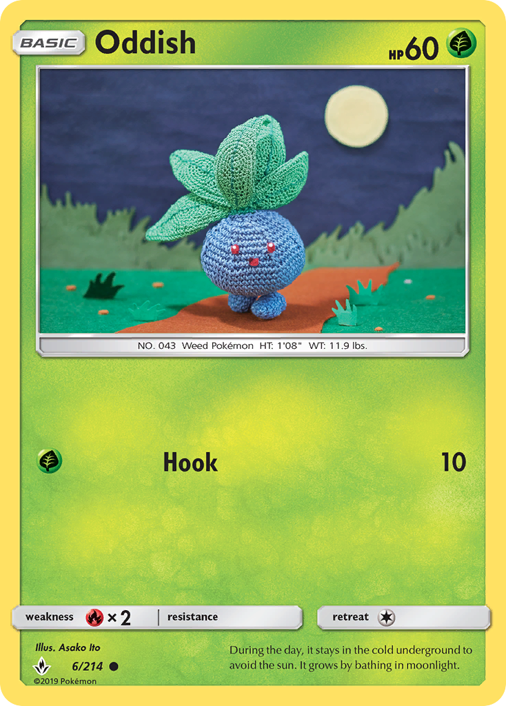 Unbroken Bonds Oddish #6/214